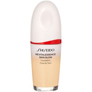Shiseido Revitalessence Skin Glow Foundation könnyű alapozó világosító hatással SPF 30 árnyalat Opal 30 ml