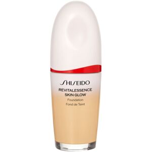 Shiseido Revitalessence Skin Glow Foundation könnyű alapozó világosító hatással SPF 30 árnyalat Birch 30 ml