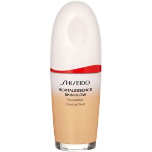 Shiseido Revitalessence Skin Glow Foundation könnyű alapozó világosító hatással SPF 30 árnyalat Alder 30 ml