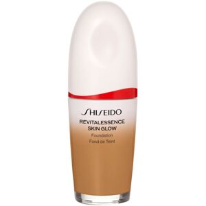 Shiseido Revitalessence Skin Glow Foundation könnyű alapozó világosító hatással SPF 30 árnyalat Citrine 30 ml