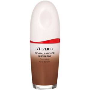Shiseido Revitalessence Skin Glow Foundation könnyű alapozó világosító hatással SPF 30 árnyalat Henna 30 ml