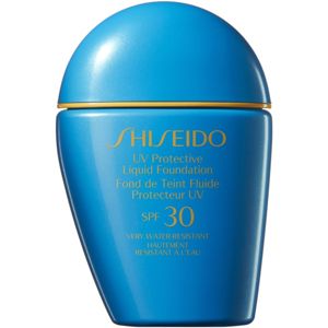 Shiseido Sun Care Protective Liquid Foundation vízálló folyékony make-up SPF 30 árnyalat Dark Beige 30 ml