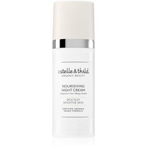 Estelle & Thild BioCalm Nourishing Night Cream nyugtató éjszakai krém az érzékeny arcbőrre 50 ml