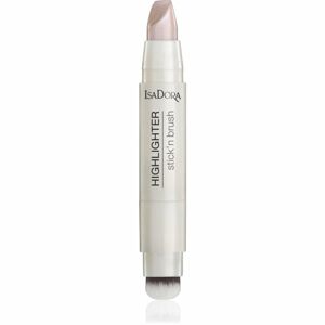 IsaDora Stick'n Brush Highlighter bőrélénkítő ceruza ecsettel árnyalat 22 Pink Pearl