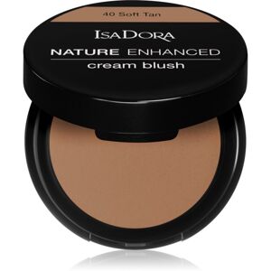 IsaDora Nature Enhanced Cream Blush arcpirosító kompakt ecsettel és tükörrel árnyalat 40 Soft Tan 3