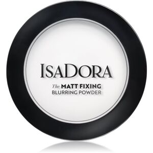 IsaDora Matt Fixing Blurring Powder matt átlátszó púder a tökéletes küllemért árnyalat 10 Translucent 9 g