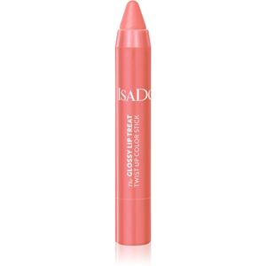 IsaDora Glossy Lip Treat Twist Up Color hidratáló rúzs árnyalat 09 Beach Peach 3,3 g