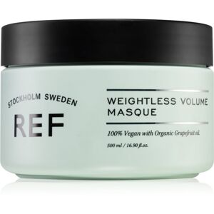 REF Weightless Volume Masque mélyhidratáló maszk a fénylő és selymes hajért 500 ml
