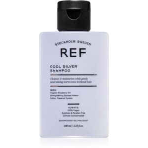 REF Cool Silver Shampoo ezüst sampon semlegesíti a sárgás tónusokat 100 ml