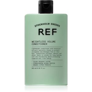 REF Weightless Volume Conditioner kondícionáló finom és lesimuló hajra dús haj a gyökerektől 245 ml
