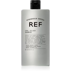 REF Cool Silver Shampoo ezüst sampon semlegesíti a sárgás tónusokat 285 ml