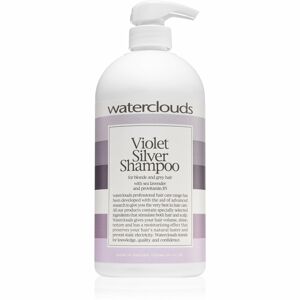 Waterclouds Violet Silver Shampoo sampon a sárga tónusok neutralizálására 1000 ml