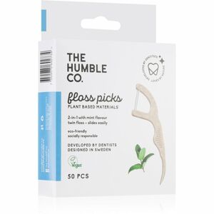 The Humble Co. Floss Picks fogpiszkáló Mint 50 db