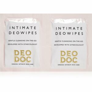 DeoDoc DeoWipes Fresh Coconut papírtörlők az intim higiéniához 10 db