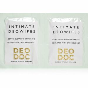 DeoDoc DeoWipes Jasmine Pear papírtörlők az intim higiéniához 10 db
