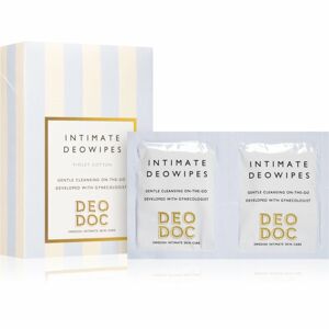 DeoDoc DeoWipes Violet Cotton papírtörlők az intim higiéniához 10 db