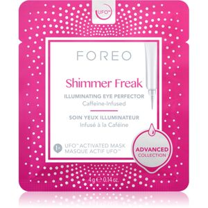 FOREO UFO™ Shimmer Freak élénkítő maszk a duzzanatokra és a sötét karikákra 6 x 4 g