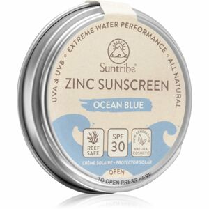 Suntribe Zinc Sunscreen ásványi védőkrém arcra és testre SPF 30 Ocean Blue 45 g
