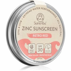 Suntribe Zinc Sunscreen ásványi védőkrém arcra és testre SPF 30 Retro Red 45 g
