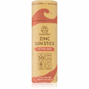 Suntribe Sports Zinc Stick ásványi védőkrém érzékeny területekre ceruzában SPF 30 Retro Red 30 g