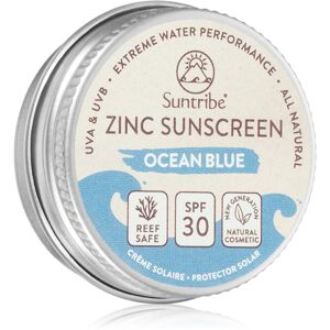 Suntribe Mini Zinc Sunscreen ásványi védőkrém arcra és testre SPF 30 Ocean Blue 10 g