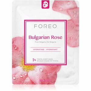 FOREO Farm to Face Sheet Mask Bulgarian Rose hidratáló gézmaszk 3x20 ml