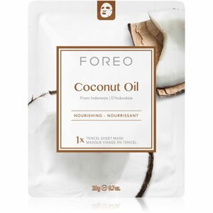 FOREO Farm to Face Sheet Mask Coconut Oil tápláló gézmaszk 3x20 ml