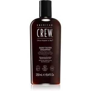 American Crew Daily Silver Shampoo sampon fehér és ősz hajra 250 ml