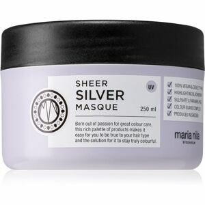 Maria Nila Sheer Silver Masque hidratáló és tápláló maszk szőke hajra 250 ml