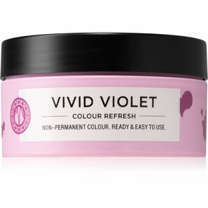 Maria Nila Colour Refresh Vivid Violet gyengéd tápláló maszk tartós színes pigmentekkel 4 – 10 alkalommal mosásálló 0.22 100 ml