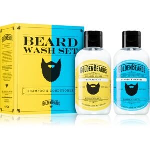 Golden Beards Beard Wash Set sampon és kondicionáló szakállra