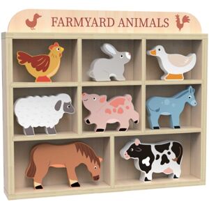 Dvěděti Farmyard Animals játékkészlet 3y+ 8 db