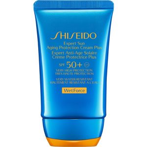 Shiseido Sun Care Expert Sun Aging Protection Cream WetForce napozókrém arcra SPF 50+ 50 ml