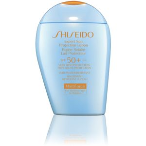Shiseido Sun Care Expert Sun Protection Lotion WetForce vizálló napozó krém SPF 50+ 100 ml