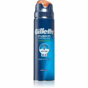 Gillette Fusion Proglide Sensitive borotválkozási gél 2 az 1-ben Cool & Fresh 170 ml