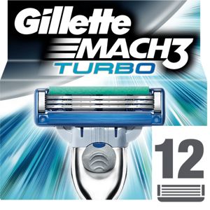 Gillette Mach3 Turbo tartalék pengék 12 db