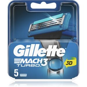 Gillette Mach3 Turbo tartalék kefék 5 db