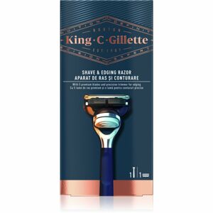 King C. Gillette Shave & Edging Razor borotva + tartalék fej 1 db