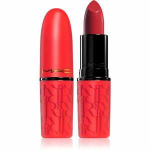 MAC Cosmetics Lipstick Aute Cuture Starring Rosalía krémes rúzs árnyalat Red Chile 3 g