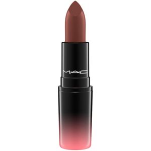 MAC Cosmetics Love Me Lipstick selyem rúzs árnyalat Coffee & Cigs 3 g