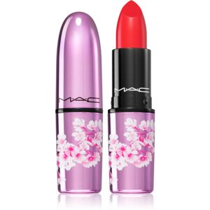 MAC Cosmetics Wild Cherry Love Me Lipstick selyem rúzs árnyalat Potent Petal 3 g