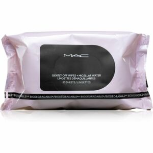 MAC Cosmetics Gently Off Wipes + Micellar Water Sminkeltávolító kendők 30 db