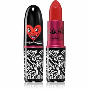 MAC Cosmetics Lipstick Viva Glam X Keith Haring hosszan tartó rúzs árnyalat Red Haring 3 g