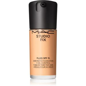 MAC Cosmetics Studio Fix Fluid SPF 15 24HR Matte Foundation + Oil Control mattító alapozó SPF 15 árnyalat NC20 30 ml