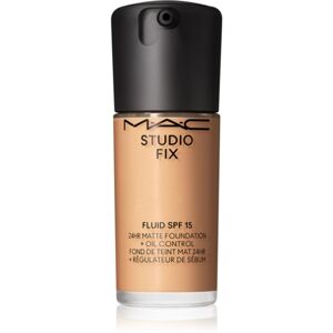 MAC Cosmetics Studio Fix Fluid SPF 15 24HR Matte Foundation + Oil Control mattító alapozó SPF 15 árnyalat NC30 30 ml