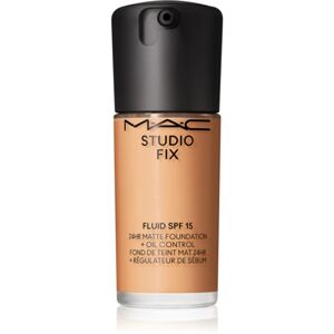 MAC Cosmetics Studio Fix Fluid SPF 15 24HR Matte Foundation + Oil Control mattító alapozó SPF 15 árnyalat NC40 30 ml