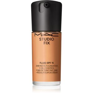 MAC Cosmetics Studio Fix Fluid SPF 15 24HR Matte Foundation + Oil Control mattító alapozó SPF 15 árnyalat NC42 30 ml