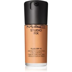 MAC Cosmetics Studio Fix Fluid SPF 15 24HR Matte Foundation + Oil Control mattító alapozó SPF 15 árnyalat NC43.5 30 ml