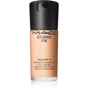 MAC Cosmetics Studio Fix Fluid SPF 15 24HR Matte Foundation + Oil Control mattító alapozó SPF 15 árnyalat NW13 30 ml