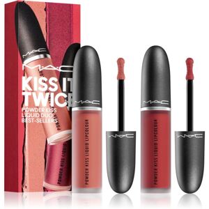 MAC Cosmetics Kiss It Twice ajándékszett Best-Sellers (az ajkakra) árnyalat